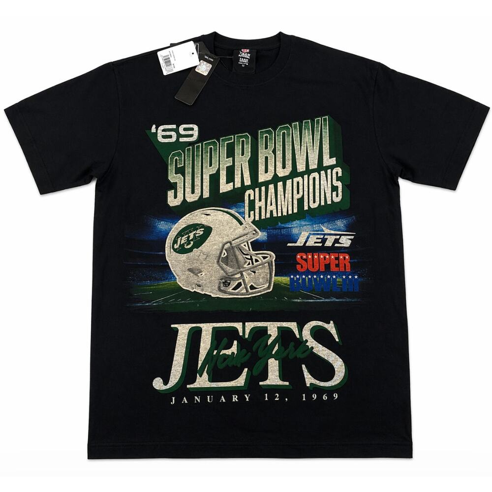 New York Jets '69 Super Bowl Champions T-Shirt - NWT - Size Medium